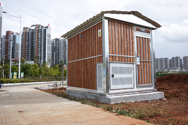 云茂通信生產(chǎn)新型戶外美化機房配套百葉窗防護性好、清洗更容易